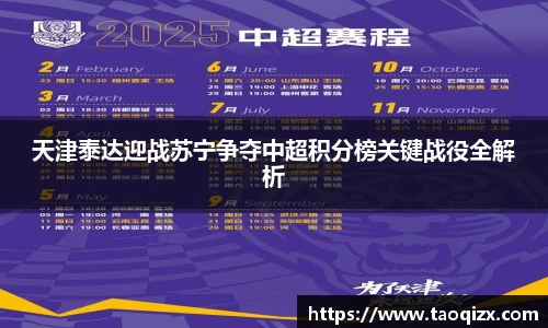 天津泰达迎战苏宁争夺中超积分榜关键战役全解析